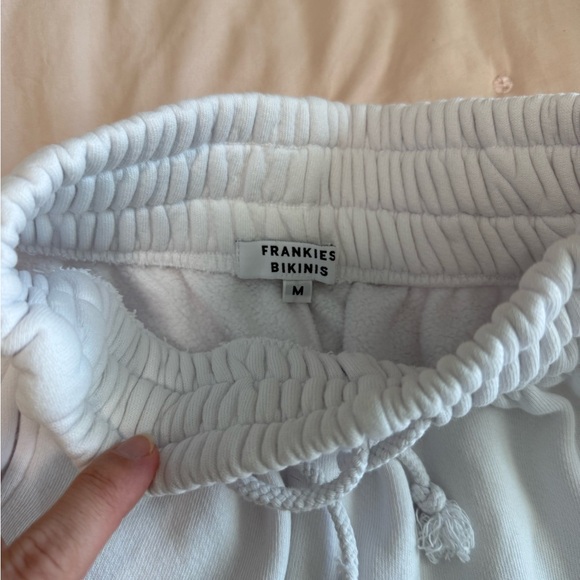 Frankie's Bikinis White Joggers - Picture 6 of 8